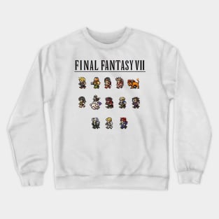 FF VII pixel Crewneck Sweatshirt